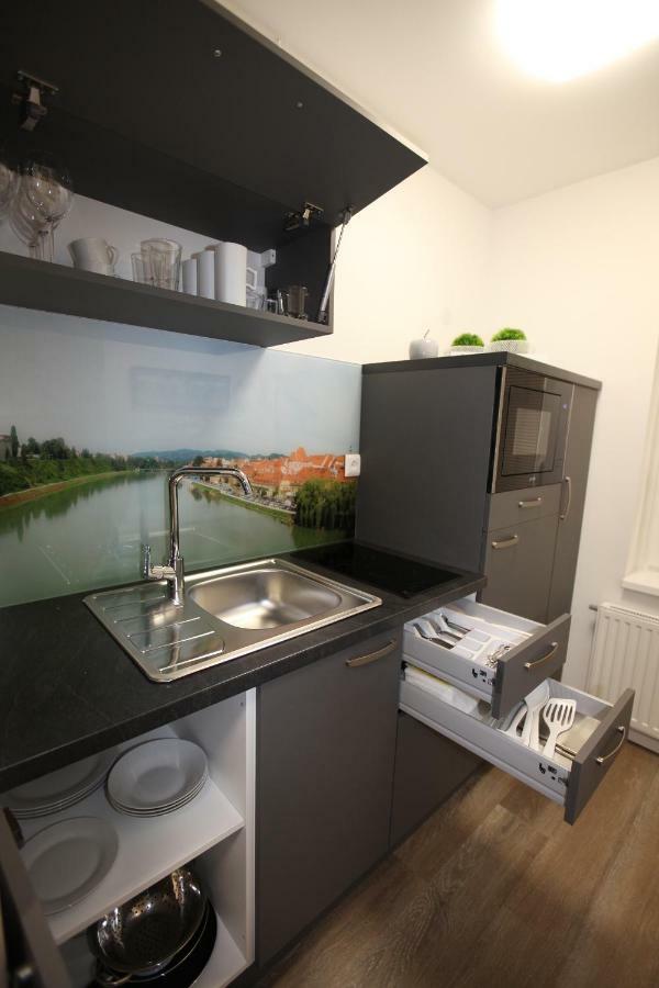 Elegant Central Apt Maribor W/Parking Buitenkant foto